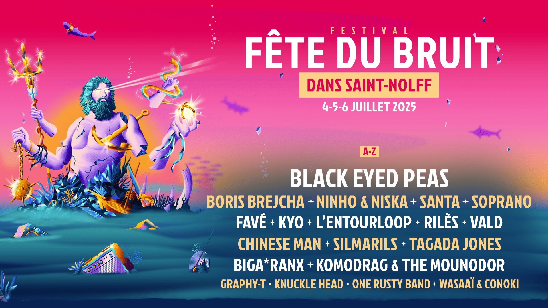 Fête du bruit affiche